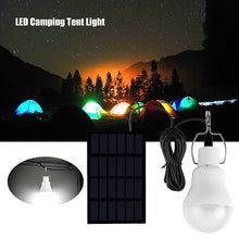 Load image into Gallery viewer, Solar LED Rechargeable Tent Light