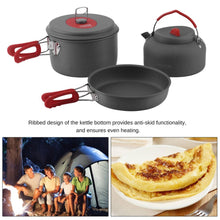 Load image into Gallery viewer, Non-Stick Ultralight Aluminum Camping Cookware