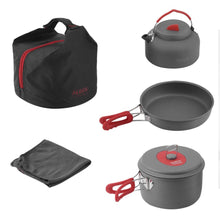 Load image into Gallery viewer, Non-Stick Ultralight Aluminum Camping Cookware