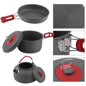 Non-Stick Ultralight Aluminum Camping Cookware